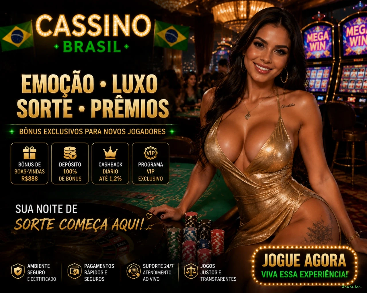 Cassino ao vivo da Okokskol com dealers reais